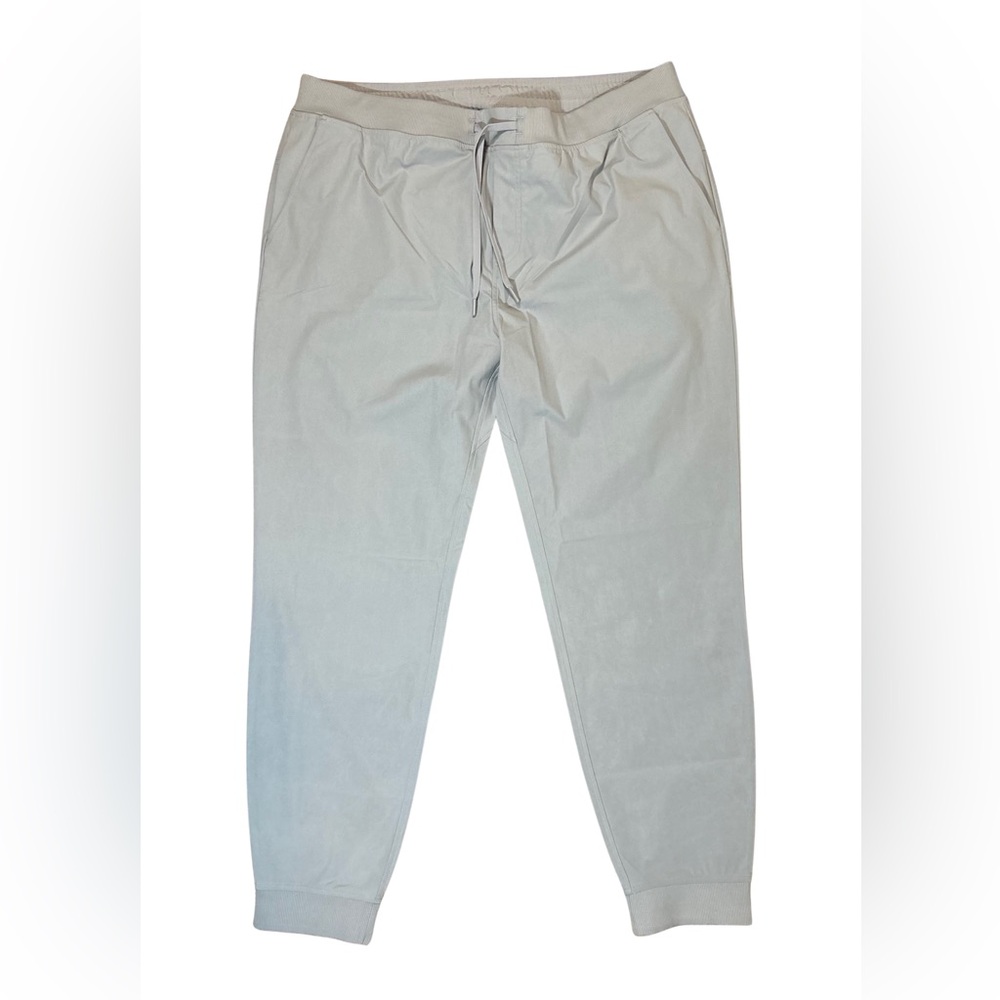 Rhoback Gray Solid Performance Jogger Pants NWOT … - image 1